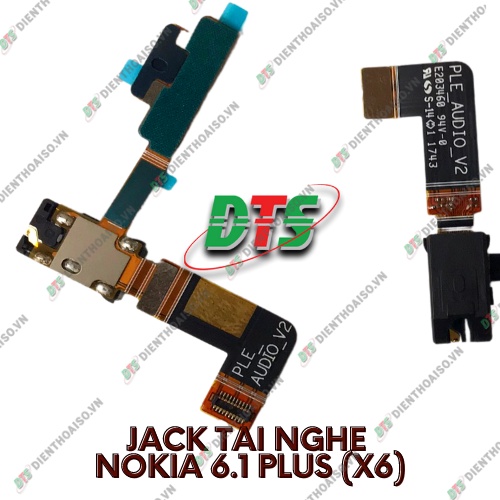 Jack tai nghe nokia x6 , nokia 6.1 plus ( chỗ cắm tai nghe nokia )