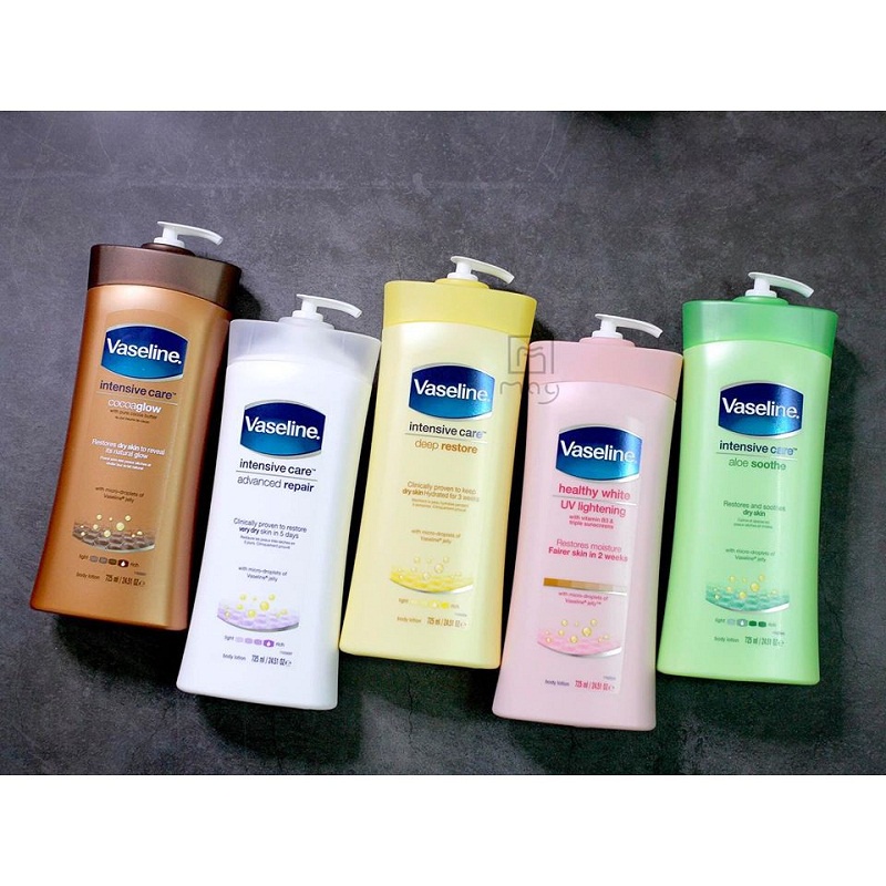 Dưỡng Thể Vaseline 725ml [HÀNG CHUẨN] _ Chiết xuất thiên nhiên_ Giúp da khỏe manh