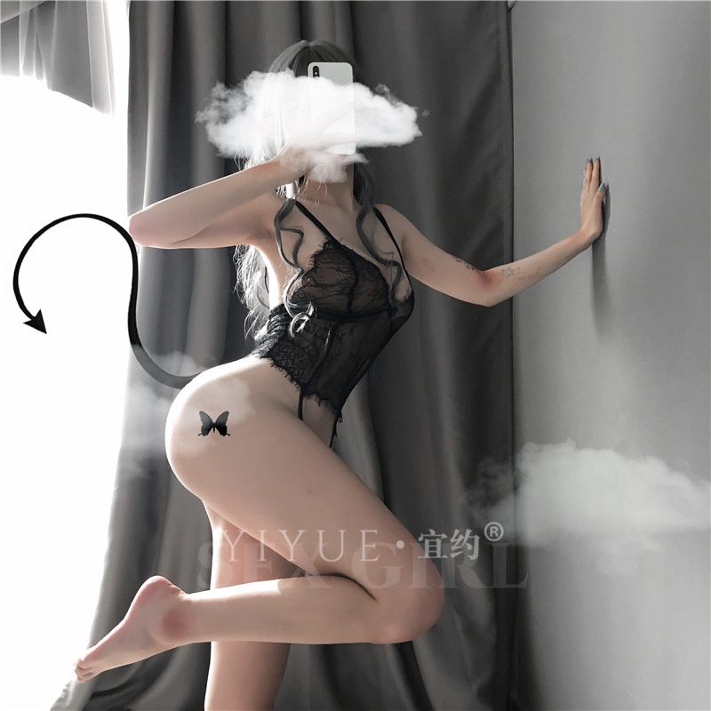 Set đồ ngủ bodysuit ren liền thân gợi cảm L408 | BigBuy360 - bigbuy360.vn