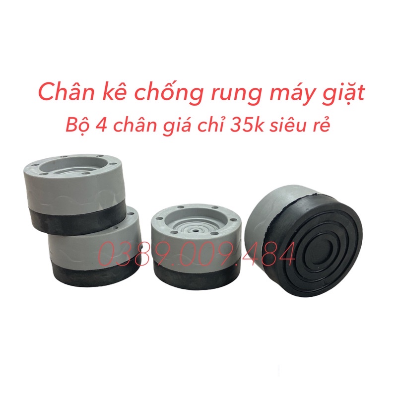 (SIÊU RẺ) Bộ đệm kê chống rung lắc máy giặt