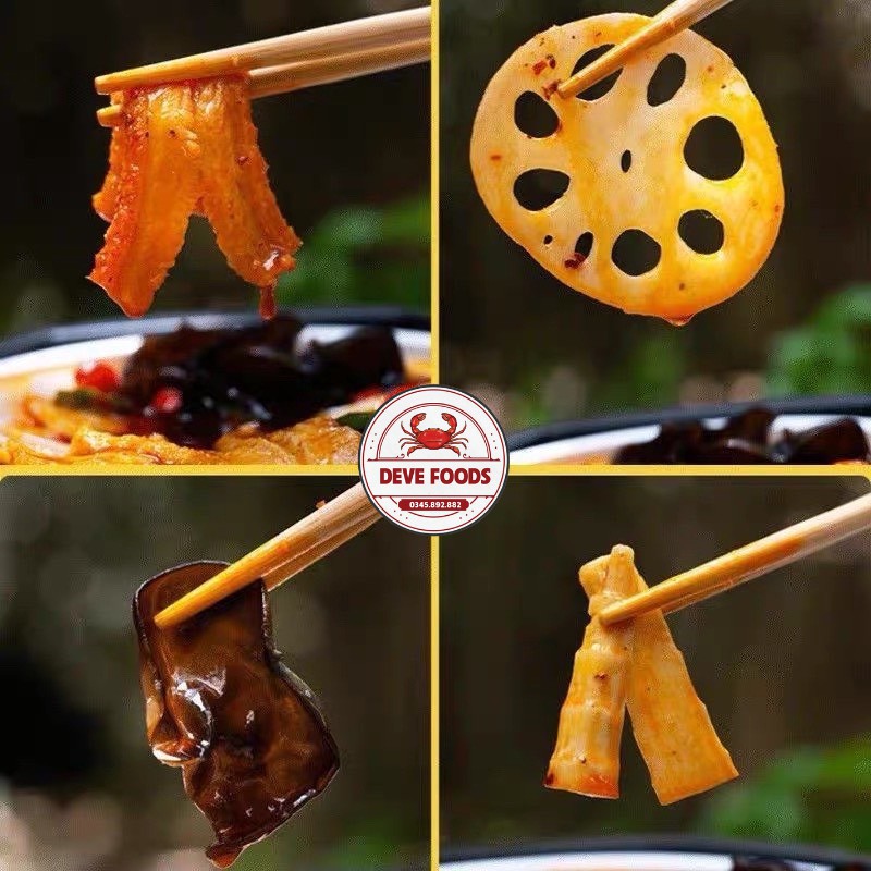 Lẩu tự sôi gấu trúc 5 vị 420g lẩu ăn liền trung hoa Deve Food | BigBuy360 - bigbuy360.vn