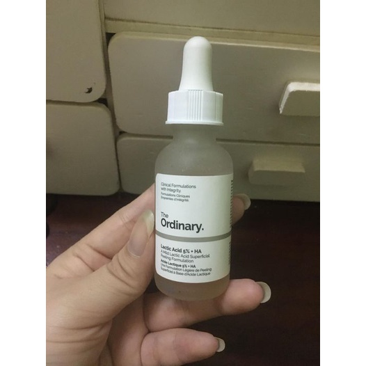 Serum Sáng da giảm thâm Lactic Acid 5% / 10% + HA - The Ordinary