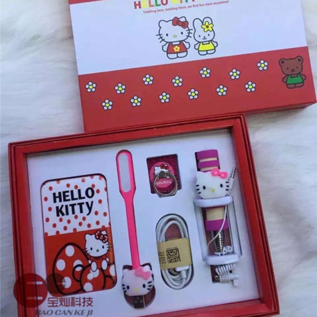 Bộ pin sạc dự phong helokitty