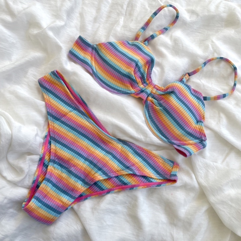 Set bikini đi biển 3 món Ada