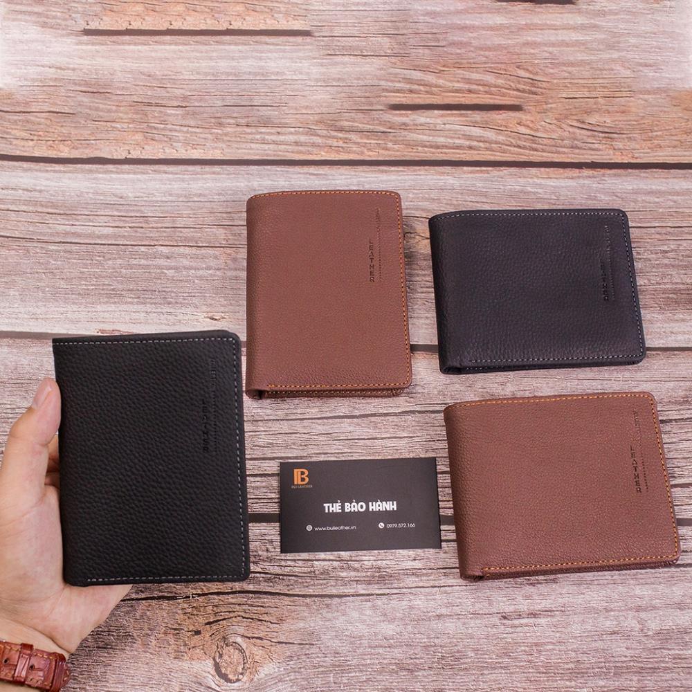 Ví nam da bò sáp Mexico Bụi Leather V102 cao cấp c