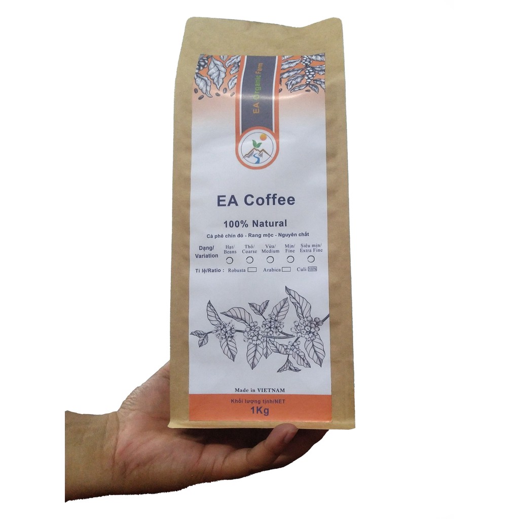 Cafe Culi 100% - Công thức rang xay đặc biệt - Nguyên chất - Vị đắng đậm thơm dịu