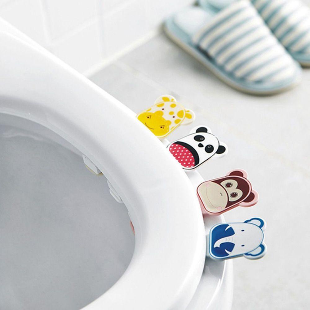 PISTA Dụng Cụ Nhấc Nắp Bồn Cầu Họa Tiết Hoạt Hình Dễ Thương