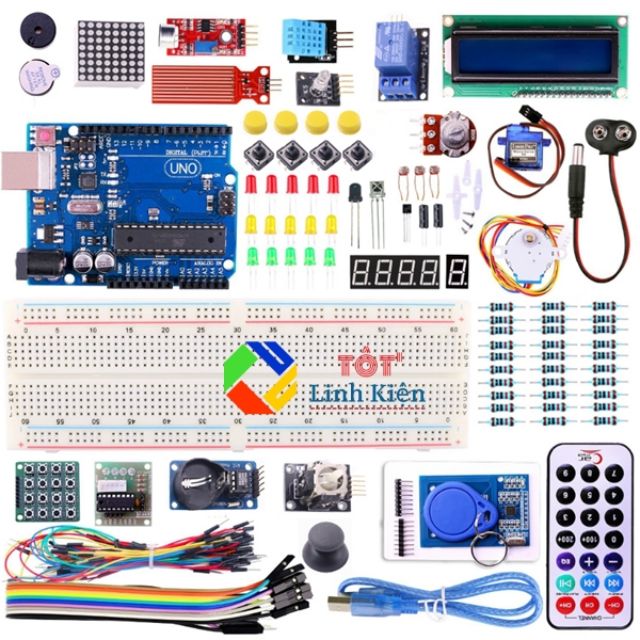 [Kèm tài liệu] Arduino Advanced Kit - Bộ Arduino Uno R3 nâng cao