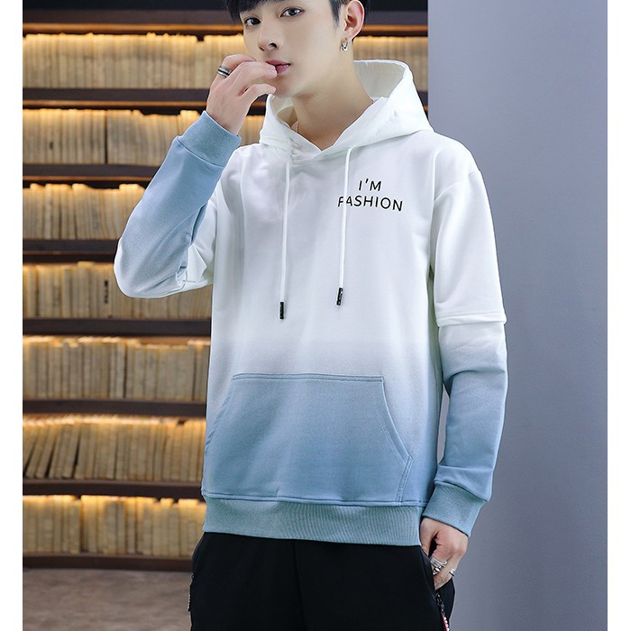 Áo Hoodies Nam Dài Tay Phối Màu In Họa Tiết Chữ Phong Cách Cá Tính Thời Trang Zenkonu TOP NAM 1000118V1