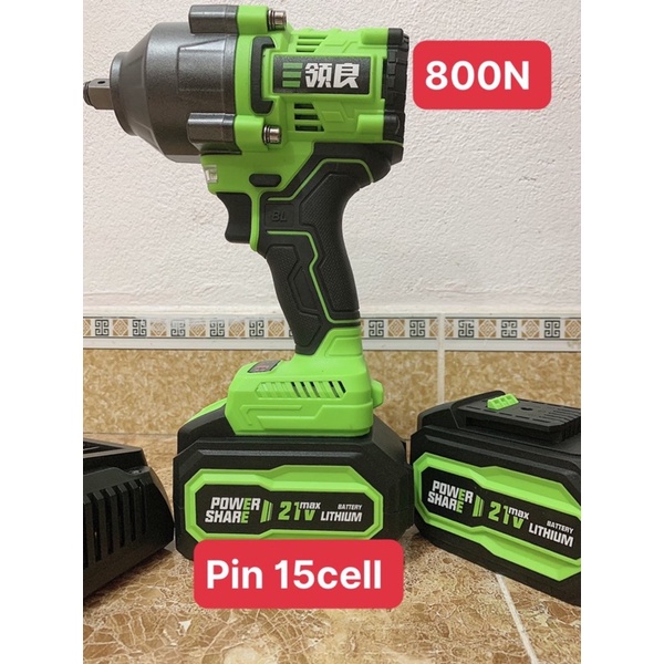 MÁY SIẾT BU Lông Mẫu MỚI LLDB80B Lực Khủng 800N.M HÀNG NỘI ĐỊA KHÔNG CHỔI THAN. Máy 2 pin 15cell