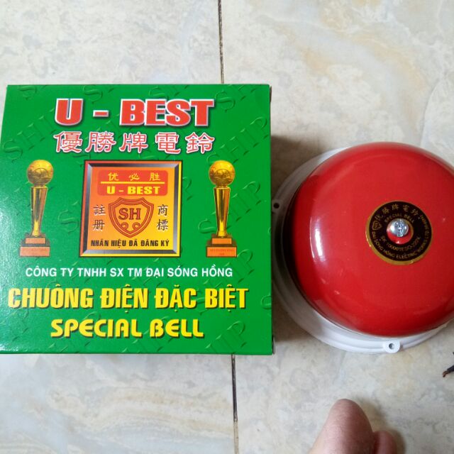 Chuông điện đặt biệt 4in đại sóng hồng