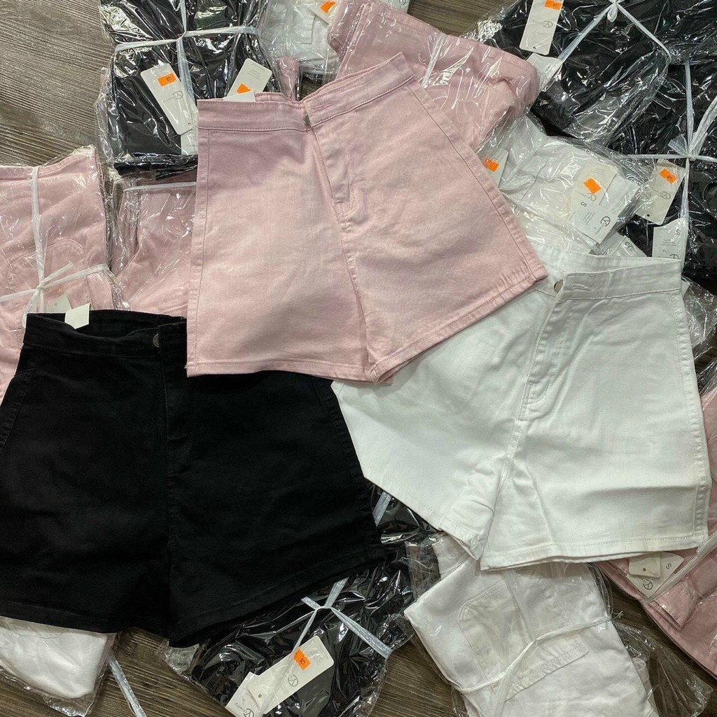 Quần short nữ kaki cạp cao siêu co giãn size nhỏ từ 40kg - 55kg - KKSHOPFASHION