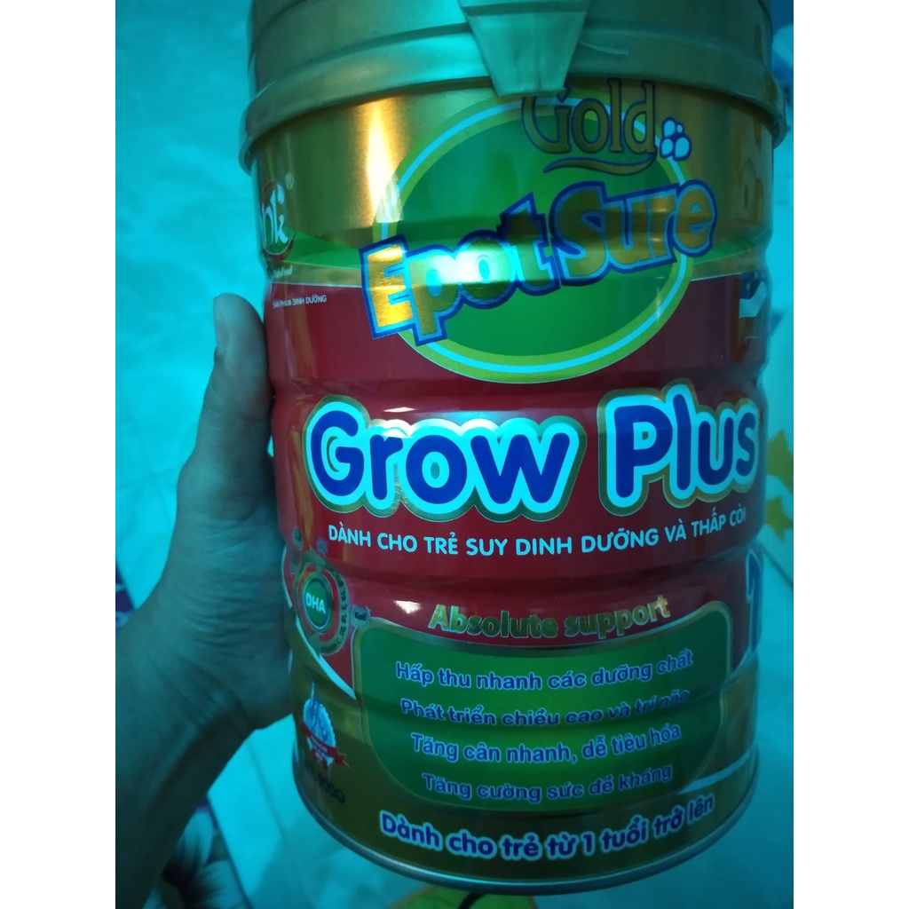 Sữa bột Grow Plus đỏ cho trẻ suy dinh dưỡng thấp còi loại 900g - Epotsure Grow Plus 900g