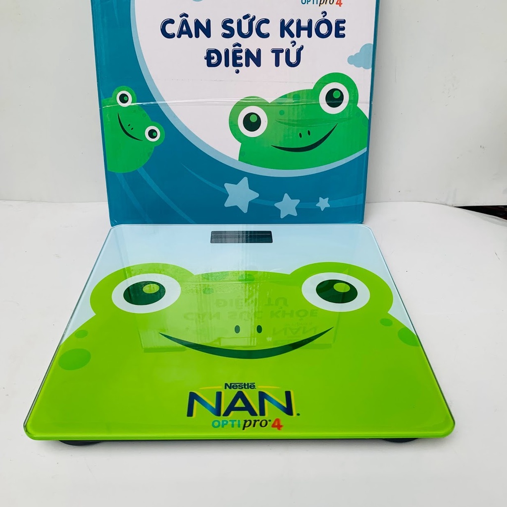 CÂN ĐIỆN TỬ CAO CẤP HÌNH ẾCH XANH  có kèm cáp sạc