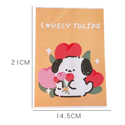 Túi Giấy Đựng Đồ Nhỏ, Gói Quà Tặng Tulip Puppy