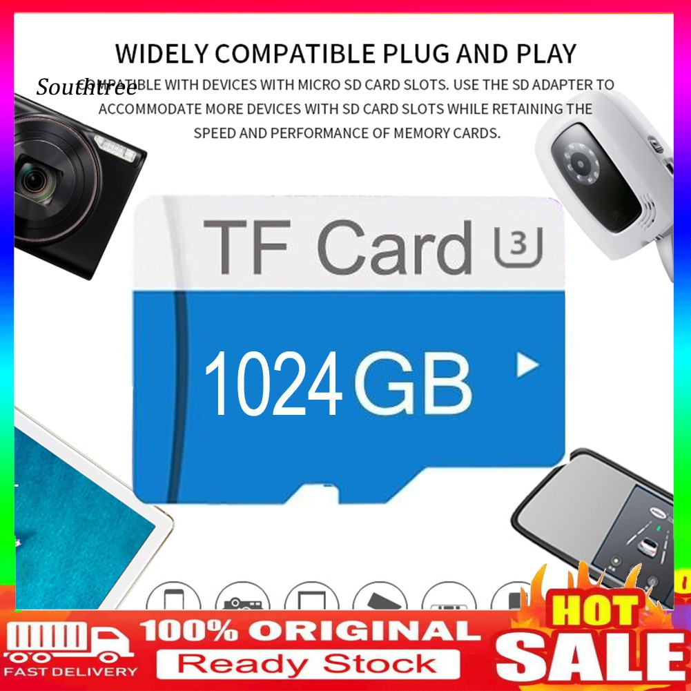 Thẻ Nhớ Micro TF U3 Tốc Độ Cao Dung Lượng 12GB/256GB/512GB/1TB