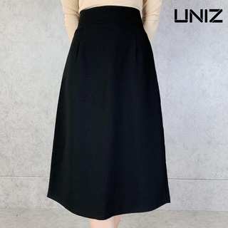 Chân Váy Midi Dáng Dài Xẻ Sau cv809 UNIZ