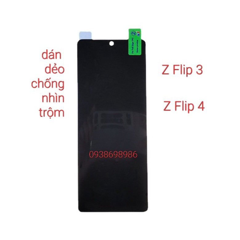 miếng dán dẻo chống nhìn trộm samsung galaxy Z FLIP 5/Z Fold 3/ZFold 4/ ZFold 5/Z FLIP 4 / Z FLIP 3 siêu đẹp