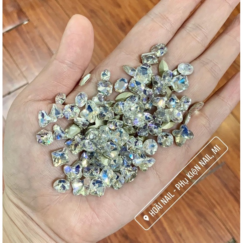 Set đá khối màu ab sáng lấp lánh