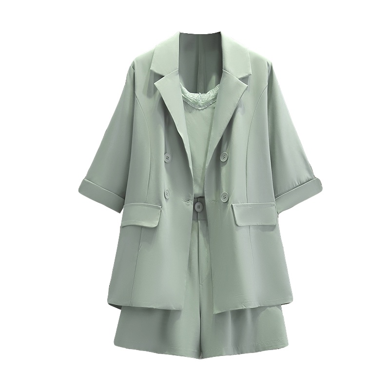 🌸Hàng Order🌸 Váy Đầm Bigsize Sét 3 Món Áo Vest Kèm Áo Trong Phối Ống Rộng Thanh Lịch 🌸Hàng Quảng Châu