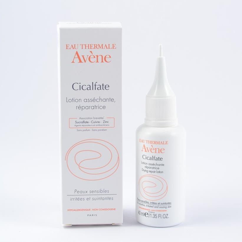 Avene Cicalfate Lotion - Lotion Avene phục hồi da, Lành sẹo 40ml