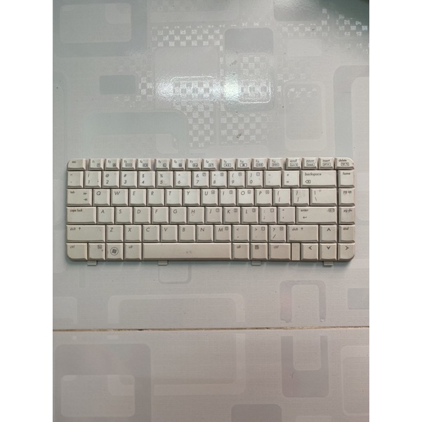 keyboard bàn phím hp dv4 màu trắng chưa test phím dv4 không bảo hành