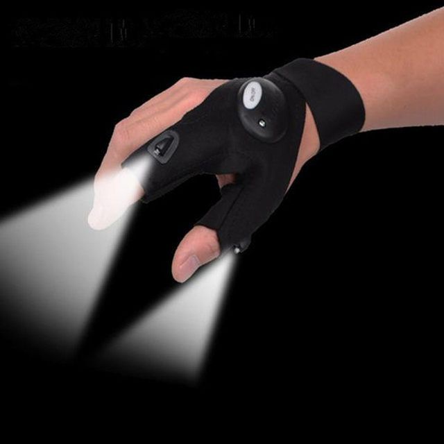 Găng Tay Tích Hợp Đèn Pin - Găng Tay Đèn Led Dùng Đi Câu Cá, Sửa Chữa Trong Tối