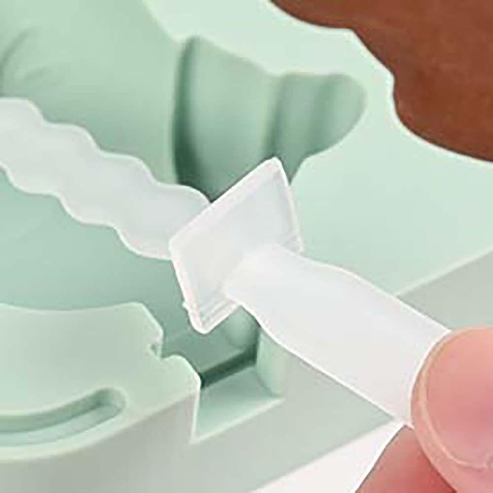 YIYU Khuôn Làm Kem Bằng Silicon Họa Tiết Hoạt Hình Dễ Thương Tiện Dụng Cho Nhà Bếp