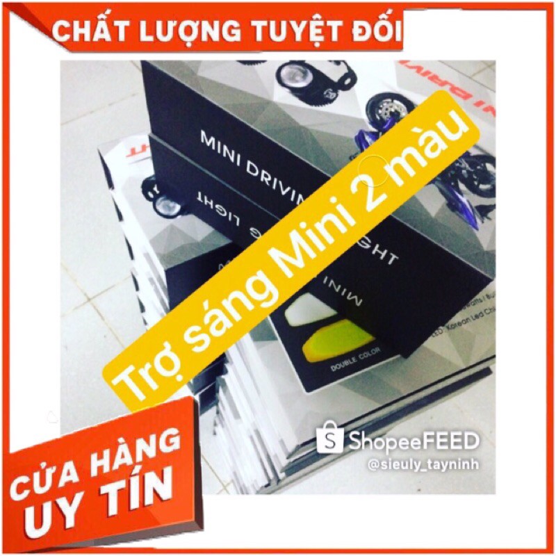 ĐÈN TRỢ SÁNG MINI 2 MÀU COS VÀNG PHA TRẮNG(1 hộp 2 bóng)