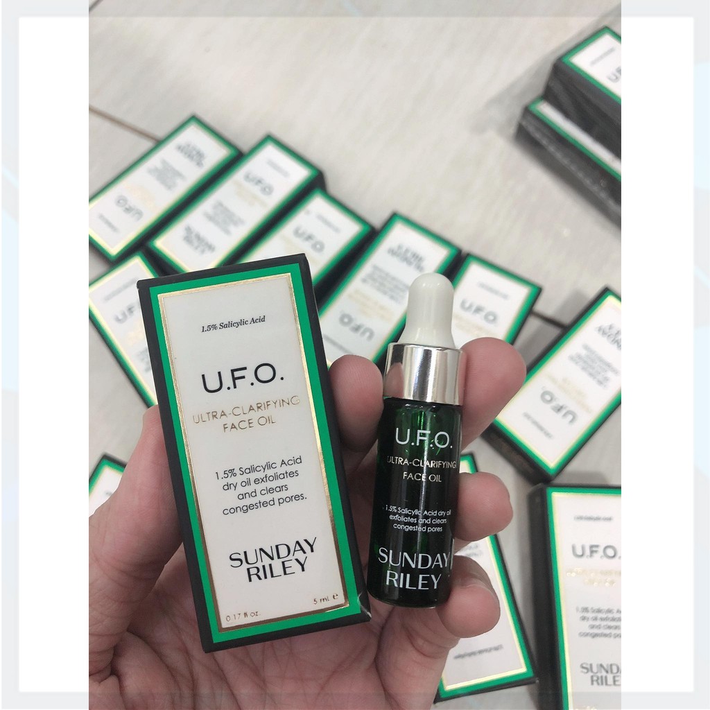 [MINI] DẦU DƯỠNG ĐÌNH ĐÁM CHO DA DẦU MỤN SUNDAY RILEY UFO ULTRA CLARIFYING FACE OIL