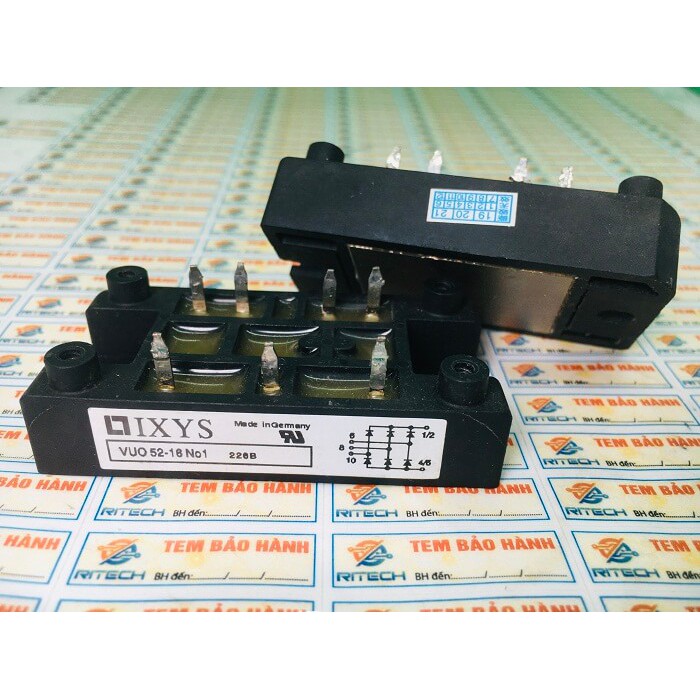 VUO52-18NO1 DIODE cầu 52A 1600V tháo máy