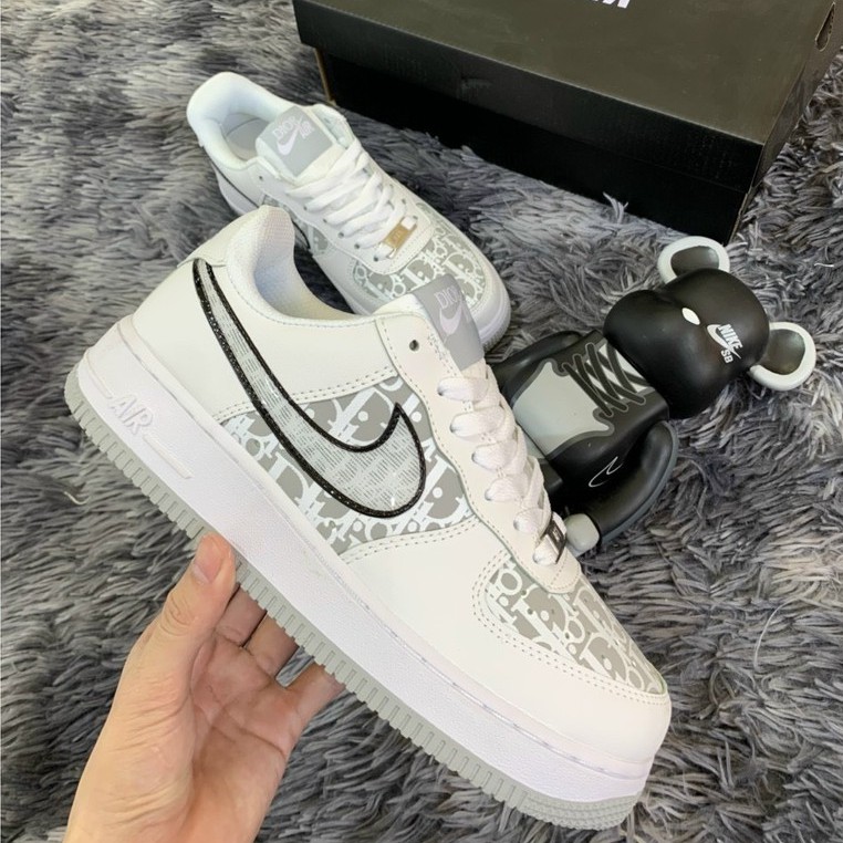 Giày thể thao sneaker nam nữ Air Force 1,Dio đen,Dio xám cực phong cách cá tính | BigBuy360 - bigbuy360.vn
