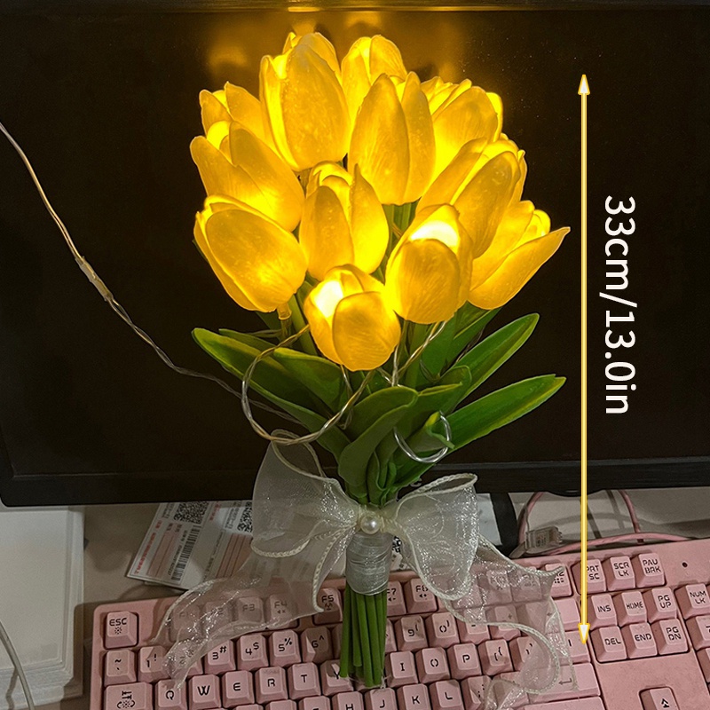Đèn LED Hình Hoa Tulip Trang Trí