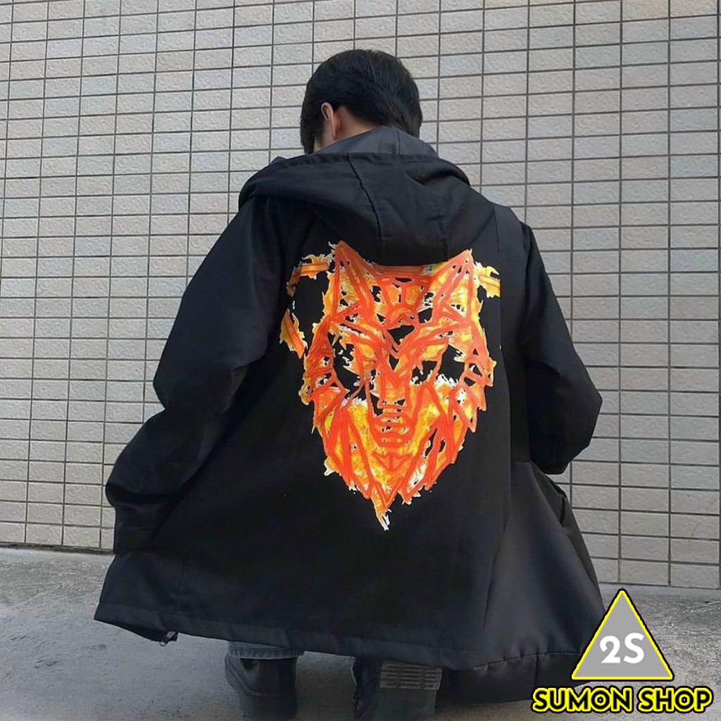 Áo Khoác Dù Chống Nắng In HADES LỬA cho Nam/Nữ cho Cặp Đôi Unisex 2 size L XL Form Rộng Jacket Ulzzang- SUMON SHOP | BigBuy360 - bigbuy360.vn