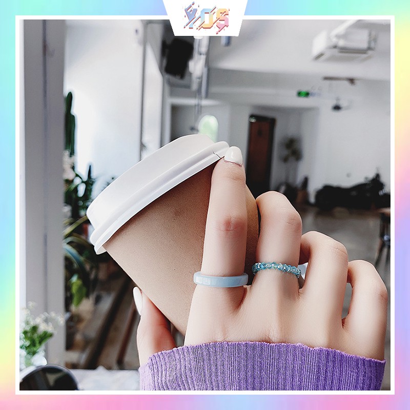 [Mã SKAMCLU8 giảm 10% cho đơn từ 100K] Set 2 nhẫn thời trang cá tính ulzzang