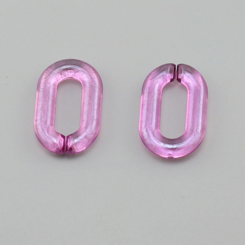 Set 20 Phụ Kiện Hình Chữ U Bằng Nhựa Acrylic Trong Suốt Dùng Để Tự Làm Túi Xách