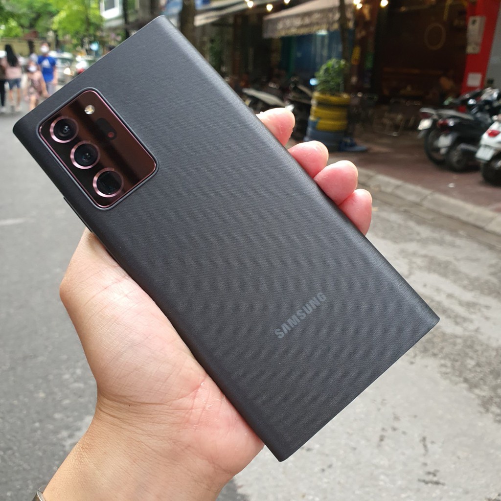 (Hàng Mới Về) [FREESHIP] Bao Da Clear View Samsung Note 20 Ultra/ Ultra 5G ✅Vuốt Trả Lời ✅ Kháng Khuẩn Chính Hãng