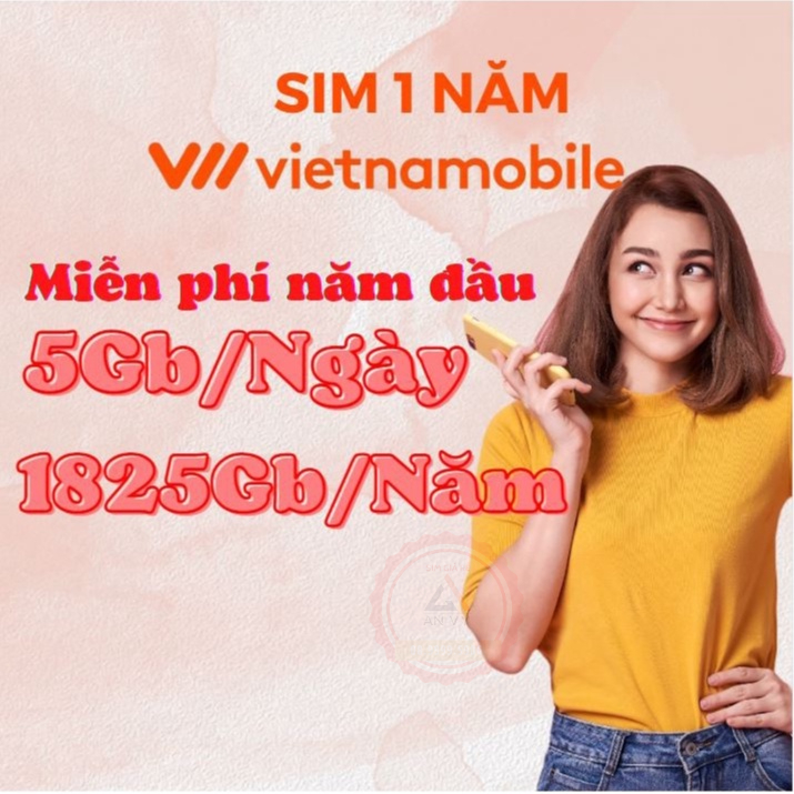 SIM 4G TRỌN GÓI 1 NĂM 5GB/NGÀY TỐC ĐỘ CAO, SIM 4G VIETNAMOBILE 1 NĂM KHÔNG NẠP TIỀN