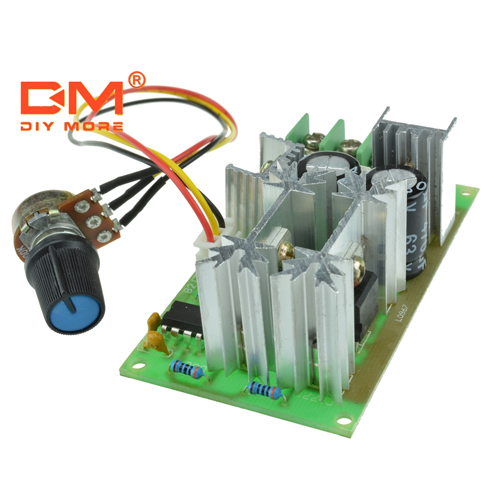 Tự Làm | Dc Mô Đun Điều Khiển Tốc Độ Động Cơ dc 10v 60v 20a