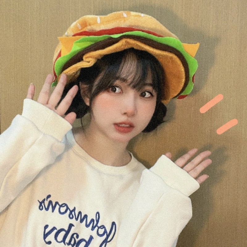 Mũ Hình Bánh Hamburger Hoạt Hình Vui Nhộn Thời Trang Cho Bé
