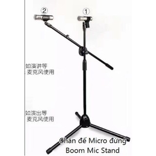 Chân Đế Micro Đứng Boom Mic Stand