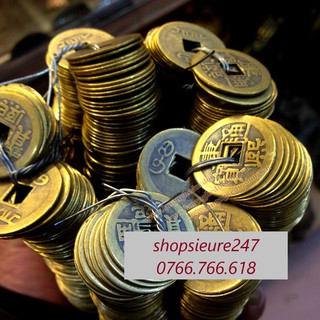 Sỉ 100 cái đồng xu giả cổ may mắn chiêu tài