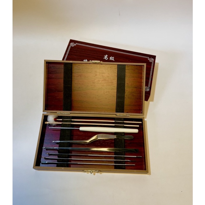 Bộ  Dụng Cụ Lấy Ráy Tai Đa Năng 8 Món Chuyên Dụng Cho Salon Bộ Ngoáy Ráy Tai 8 Món