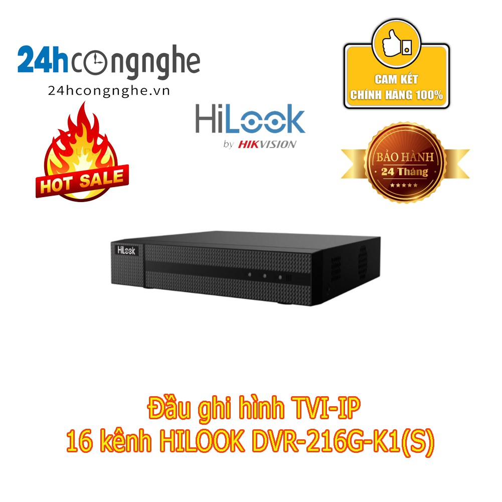 Đầu ghi hình TVI-IP 16 kênh HILOOK DVR-216G-K1(S)