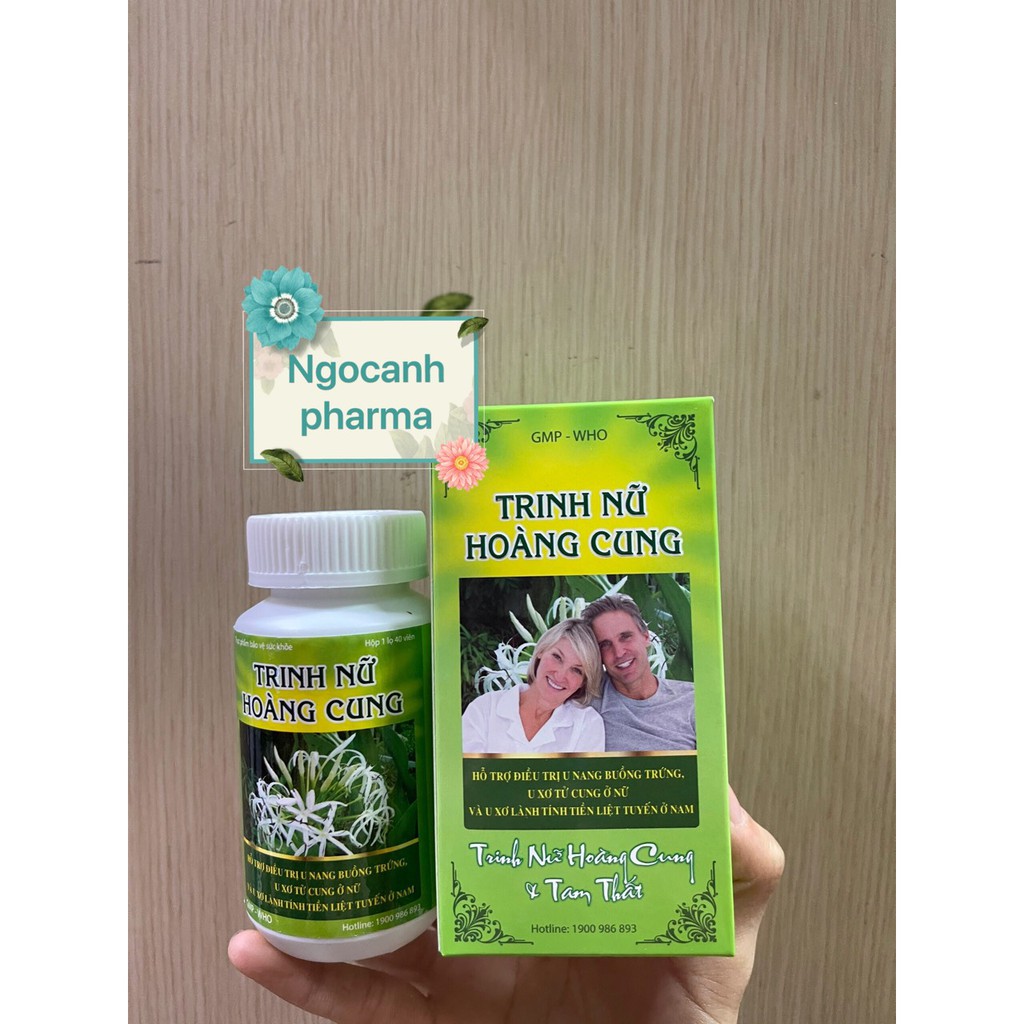 Viên uống TRINH NỮ HOÀNG CUNG TAM THẤT hỗ trợ nang buồng trứng và u xơ
