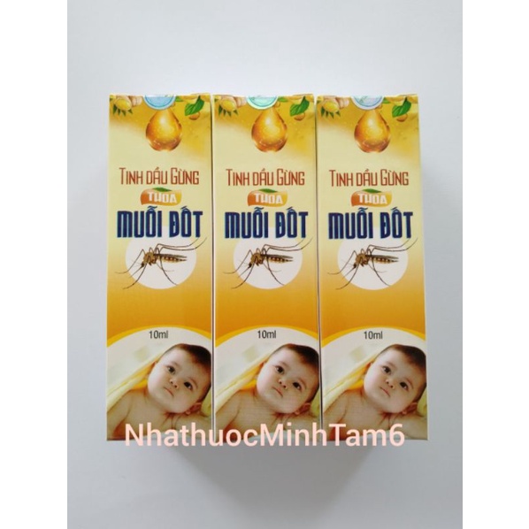 TINH DẦU GỪNG THOA MUỖI ĐỐT - 10ml