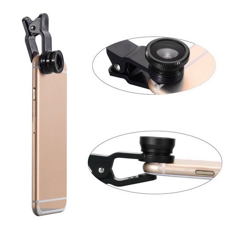 Ống Kính Fish Eye Cho Điện Thoại Iphone 11 Pro Xs Max X Xr Xs 7 8 6 Android Phone