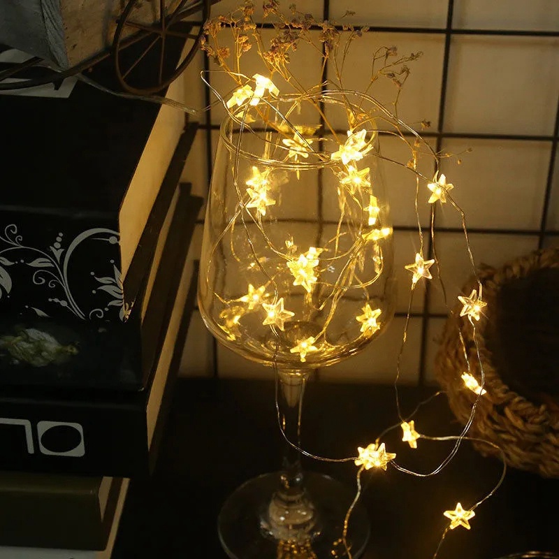Dây Đèn LED Đơn Giản Dễ Thương Lãng Mạn Trang Trí Nội Thất