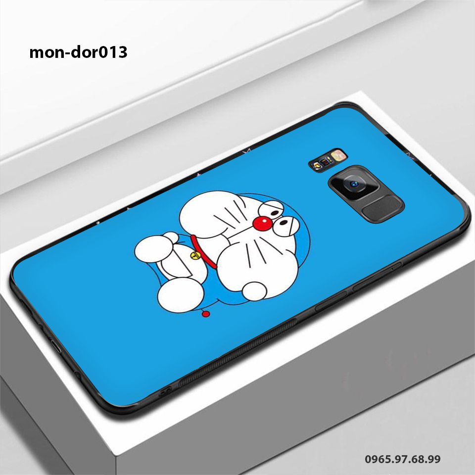 [ SIÊU KHUYẾN MẠI ]  Ốp lưng dẻo viền đen cho các dòng Samsung S8, S8 Plus, S9, S9 Plus in hình Doraemon cực đáng yêu