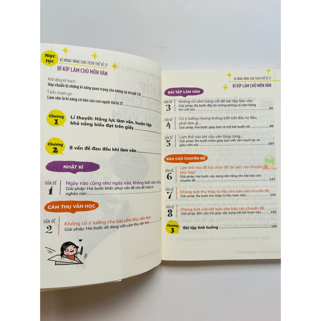 Sách - Kĩ Năng Vàng Cho Teen Thế Kỉ 21 - Bí Kíp Làm Chủ Môn Văn